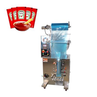 China Liquid Sauce Sachet Automatic Filling Packaging Machine Mechanical Driven for sale