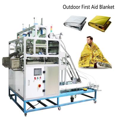 China Intact Folding Wrapping Machine 2KW Automatic Stacking Machine First Aid Blanket for sale