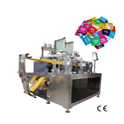 China AC220V PE Glove Folding Packing Machine Multifunctional Four Side Sealing for sale
