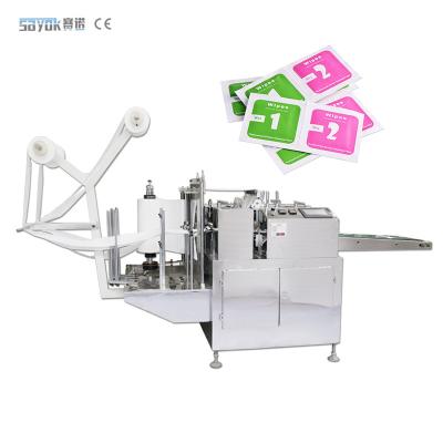China Automatic Alcohol Pad Making Machine Alcohol Pad Packers Package Equipment 220v 50hz en venta