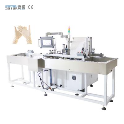 China Inner Hand Gloves Packing Machine 26 Pairs / Min Surgical Gloves Packaging Line for sale
