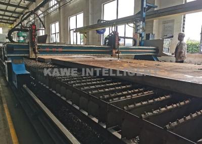 China Thick Steel Plate CNC Flame Cutting Machine 6-100mm Thickness for sale