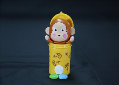 China Candy Container Plastic Monkey Figurines , Plastic Monkey Toy Small Size for sale