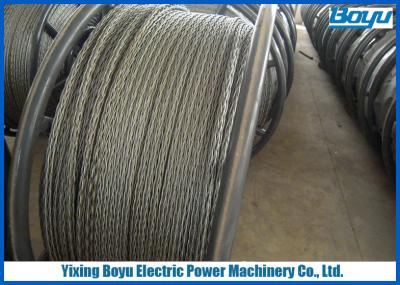 China Load 360kN Overhead Line Stringing Pilot Rope 24mm Anti - twisting Breaking for sale
