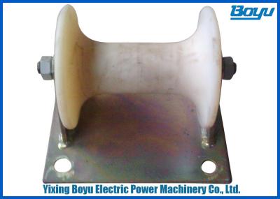 China Nylon Wheel Steel Plate Linear Block 5kN Stringing Blocks for HV Cable Diameter 150mm for sale