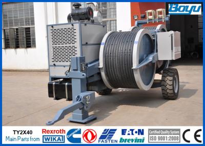China Conductor OPGW ADSS Cable Stringing Equipment / Hydraulic Power Line Tensioner 9 Ton 2x45kN for sale