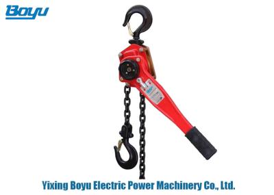 China 0.75T Transmission Line Stringing Tools Manual Lever Chain Hoist Hand Pull When Fully Loaded 140N for sale