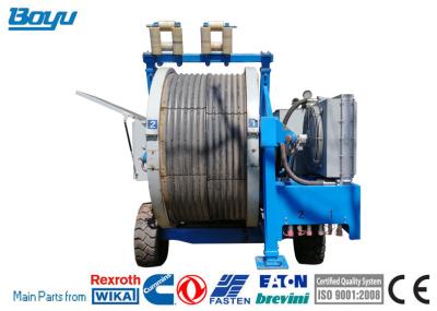 China 2x45kN Overhead Line Stringing Equipment Hydraulic Puller Tensioner Diesel 118kw 158hp for sale
