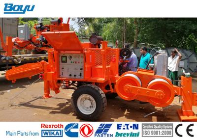 China Max Continuous Pull 90kN 1400mm Hydraulic Cable Puller Speed at Max Pull 2.5km/h for sale