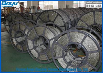 China longa vida de grande resistência galvanizada anti-torção da corda de fio de aço da carga 80kN de 11mm à venda