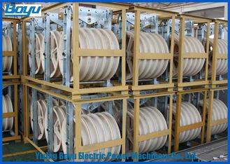 China 5x830x110 Five Wheels Diameter 830mm Width 110mm Stringing Blocks Pulley Conductor Section Area 630mm2 for sale