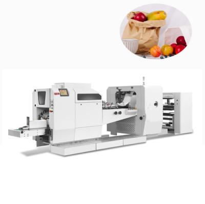 China Pointed Bottom Automatic Shopping Bag Making Machine For Gifts Catering Medicine for sale