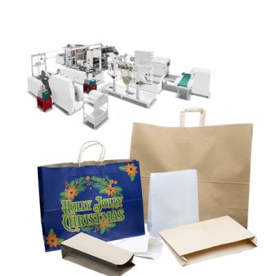 China Square Bottom Automatic Paper Bag Machine For Kraft Paper 380V 3 Phase for sale