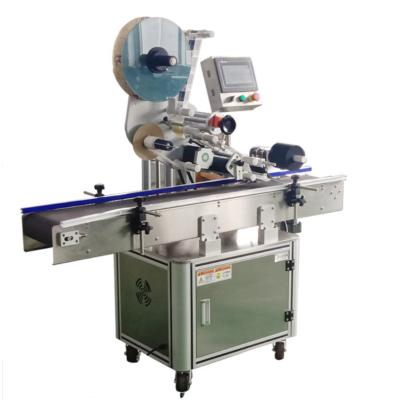 China Industrial Plane Automatic Flat Labeling Machine 1kw Power For Food Cosmetics for sale