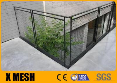 Chine rustproof  Metal Inox Balustrade Cable Mesh Class 1.4401 X Tend Mesh à vendre