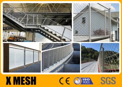 China Rust Resistance Woven Wire Mesh Netting X Tend Mesh  For Safety Net 2.0m Width for sale