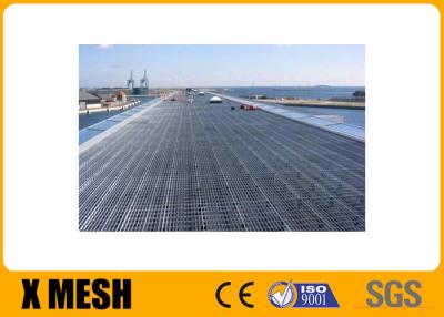China Serrated Surface Welded Steel Grating 30mmx100mm Hole For Wastewater Treatment for sale