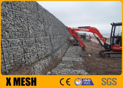 China Wire Mesh 5mm Gabion Baskets 2.0×1.0×1.0m Zinc Coated for sale