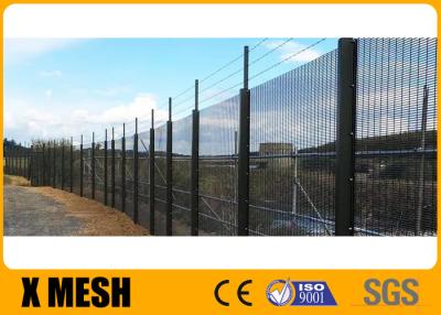 China Easily Assembled 0.6m Clear View Fencing Anti Theft No Climb Powder Coated High Security for sale