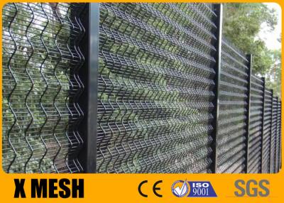 China Eco Friendly Pvc Coated 358 Anti Climb Fence Green Color Commercial for sale