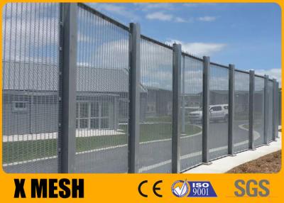 China Wire Diameter 4.0mm No Climb Security Fence Height 2.5m Powder Coated Industrial for sale