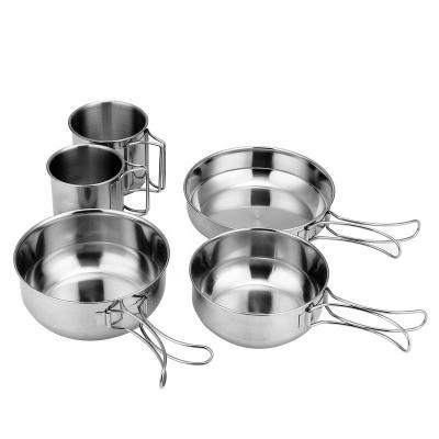 China Lightweight Outdoor Cookware Set  Nonstick  For Family Hiking for sale
