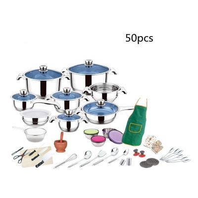 China Restaurants Non Stick Steel Cooking Pots 50pcs For Hot Pot for sale