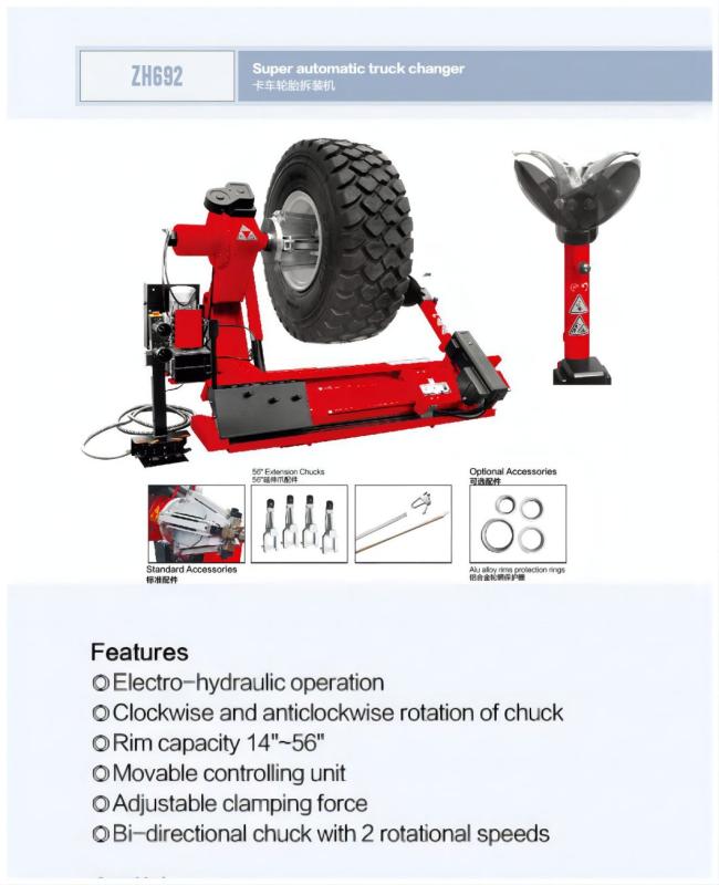 Trainsway 692 Truck & Bus Tire Changer