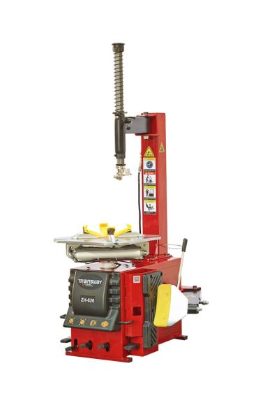 Quality 26" Clamping Capacity Swing Arm Tyre Changer with Left Help Arm Trainsway for sale