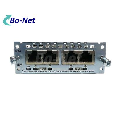 China CISCO NIM-4E/M New in Box 4 Port Network Interface Module Voice Interface Card for sale