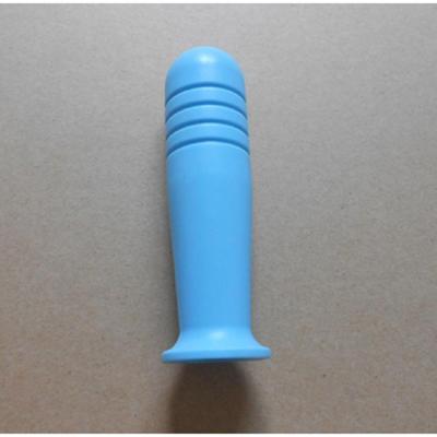 Китай Ручка ТПЭ профессионального цвета инжекционного метода литья единственного выстрела мягкого голубого материальная делая пользу продается