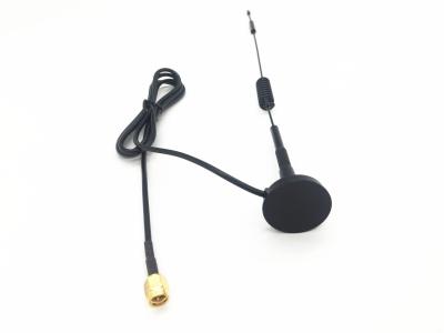 China GSM Magnetic Mount Indoor Antenna Impedance 50 OHM With RG174 Cable SMA Connector for sale