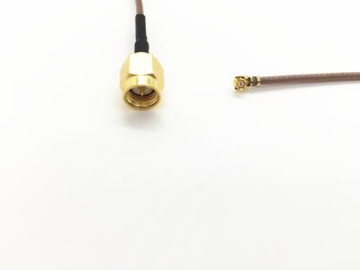 China Mini PCI To SMA Male Pigtail Antenna Wi - Fi Coaxial RG -178 Low Loss Cable for sale