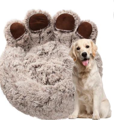 China Winter Bed Warm Mat Soft Fleece Pet Cushion House Cozy Calming Beds For Pet Dog Cat for sale