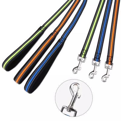 China Durable Dog Collar Leash Set Personalized Dog Collar With Reflective Strip for sale