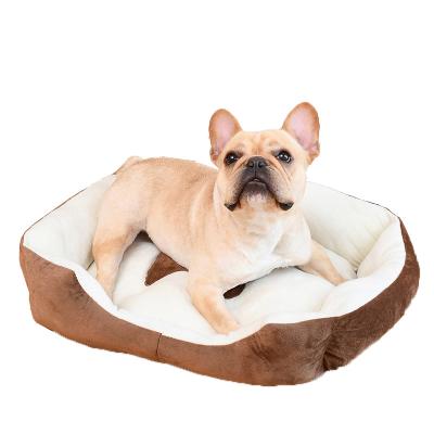 Chine ODM 15cm d'OEM de luxe lavable apaisant de matelas de chien de lits de petit animal familier carré à vendre