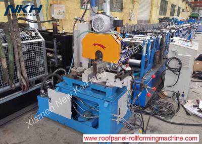 China Downpipe roll forming machine, rainspout, hook, elbow, end cap, 3mm thickness, GI material, pillar stand en venta