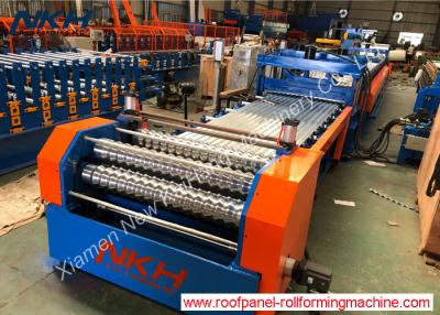China PPGI G550 G350 water tank rolled/curved Rolling Machine 45# Steel, Computer Corrugated Sheet Roll Forming Machine for sale