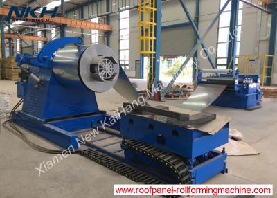 China Economical Auxiliary Equipment 10 Tons Hydraulic Decoiler 1250mm Coil Width for sale