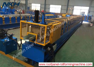 China Cold Rolled Forming Machines , Rectangular Gutter Roll Forming Machine For Gutter Panel for sale