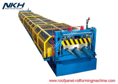 China Big Wave Floor Deck Roll Forming Machine 1000mm Coil Width With 130mm High Rib for sale
