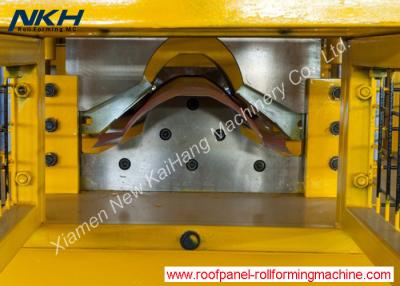 China Galvanized Metal Roof Ridge Cap Roll Forming Machine PLC Control Corner Flashing Machine for sale