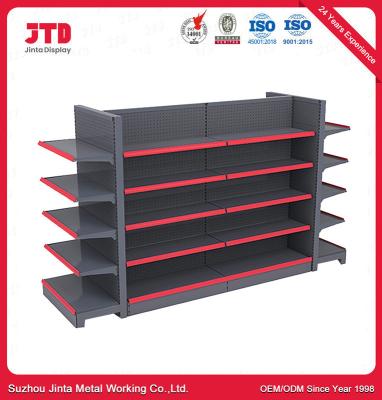 China Supermarket Gondola Racking / Display Shelf / Wall Shelves For Runda Good Load Capacity for sale
