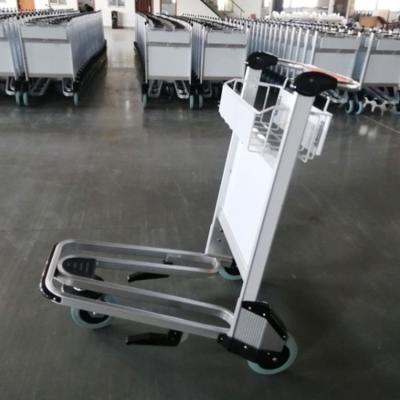 China 3 Wheel Airport Luggage Trolley For Transportation Airport Luggage Carts for sale