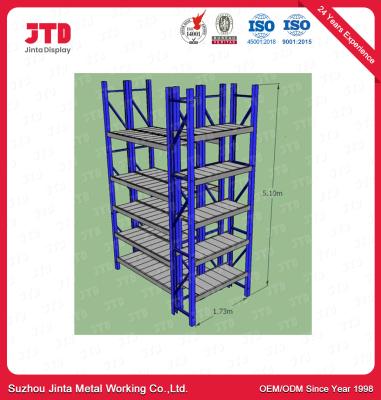 China 2500mm Heavy Duty Warehouse Shelving 2000kgs 6 Tier Commercial Shelving for sale