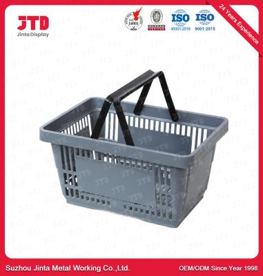 Cina ODM di plastica del canestro del carrello del quadrato 60 litri in supermercato in vendita