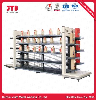 China MDF Q235 Metal Wood Shelf Unit 1200mm Heavy Duty Warehouse Storage Racks for sale