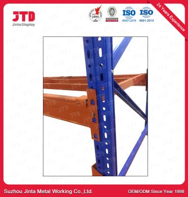 China Multi Level Steel Heavy Duty Warehouse Storage Rack Cold Rolled Steel for sale