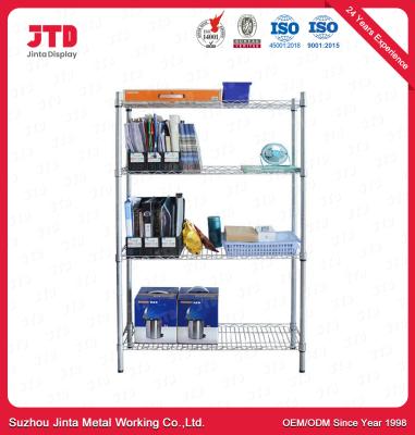 China Powder Coating Chrome Boltless Metal Shelving 50 - 80kg Per Layer for sale