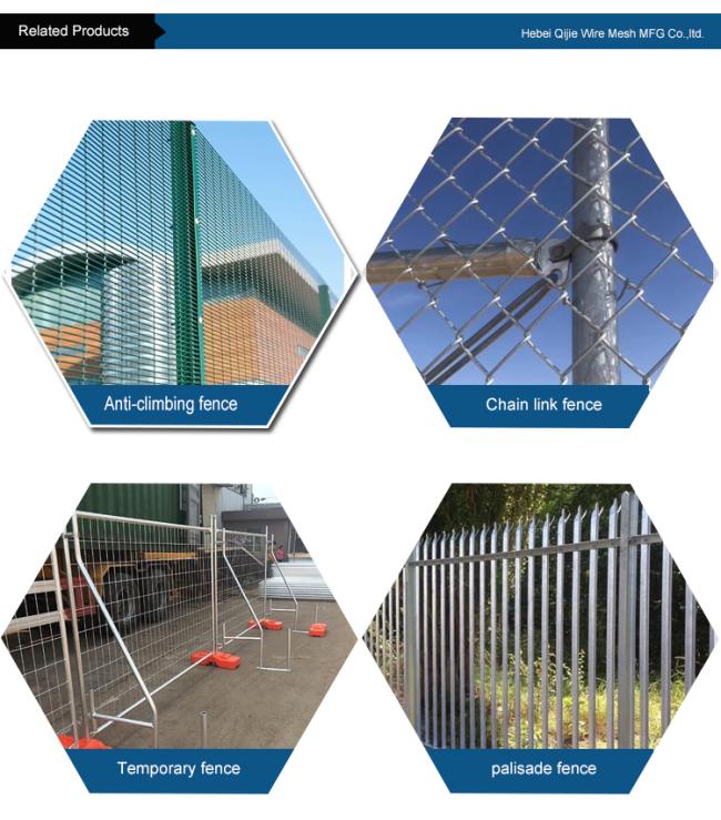 Hot Galvanized galvanized temporary construction heras fence